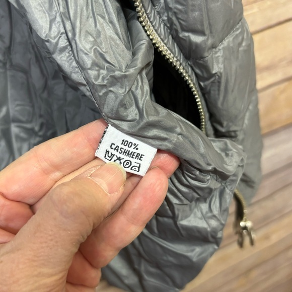 Diane Snyder Cashmere Vest Jacket Gray XXL - Picture 7 of 7